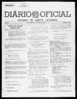 Diário Oficial do Estado de Santa Catarina. Ano 52. N° 12709 de 16/05/1985