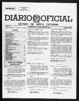 Diário Oficial do Estado de Santa Catarina. Ano 55. N° 14069 de 12/11/1990