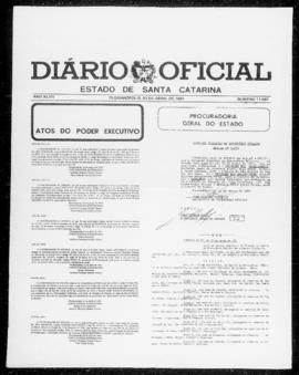 Diário Oficial do Estado de Santa Catarina. Ano 47. N° 11697 de 03/04/1981