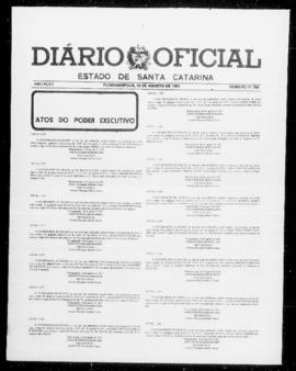 Diário Oficial do Estado de Santa Catarina. Ano 47. N° 11784 de 12/08/1981