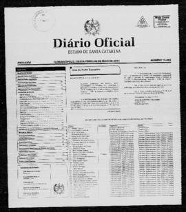 Diário Oficial do Estado de Santa Catarina. Ano 76. N° 19082 de 06/05/2011