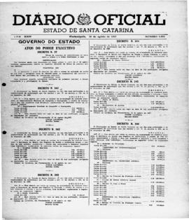 Diário Oficial do Estado de Santa Catarina. Ano 24. Nº 5920 de 20/08/1957