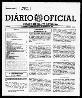 Diário Oficial do Estado de Santa Catarina. Ano 63. N° 15578 de 18/12/1996