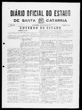 Diário Oficial do Estado de Santa Catarina. Ano 21. N° 5205 de 30/08/1954