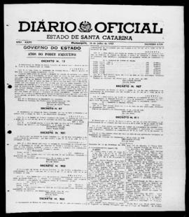 Diário Oficial do Estado de Santa Catarina. Ano 26. N° 6370 de 30/07/1959