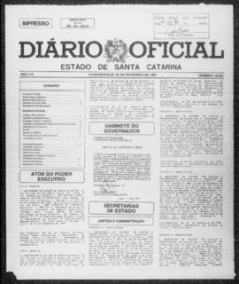 Diário Oficial do Estado de Santa Catarina. Ano 57. N° 14623 de 08/02/1993