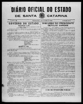 Diário Oficial do Estado de Santa Catarina. Ano 9. N° 2371 de 27/10/1942