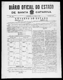 Diário Oficial do Estado de Santa Catarina. Ano 14. N° 3430 de 20/03/1947