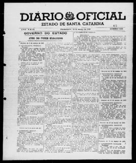 Diário Oficial do Estado de Santa Catarina. Ano 29. N° 7020 de 30/03/1962