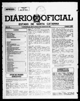 Diário Oficial do Estado de Santa Catarina. Ano 62. N° 15255 de 25/08/1995