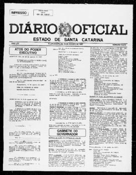 Diário Oficial do Estado de Santa Catarina. Ano 53. N° 13272 de 19/08/1987