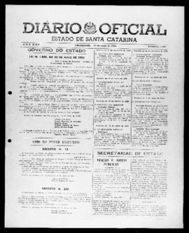 Diário Oficial do Estado de Santa Catarina. Ano 25. N° 6091 de 16/05/1958