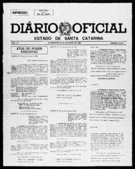 Diário Oficial do Estado de Santa Catarina. Ano 53. N° 13216 de 01/06/1987