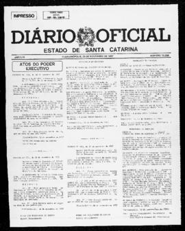 Diário Oficial do Estado de Santa Catarina. Ano 53. N° 13338 de 25/11/1987