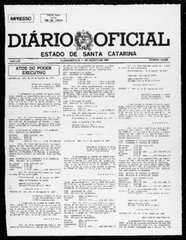 Diário Oficial do Estado de Santa Catarina. Ano 53. N° 13266 de 11/08/1987