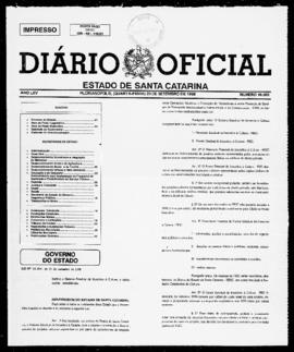 Diário Oficial do Estado de Santa Catarina. Ano 65. N° 16009 de 23/09/1998