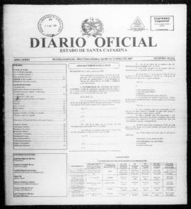 Diário Oficial do Estado de Santa Catarina. Ano 73. N° 18232 de 22/10/2007