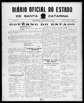 Diário Oficial do Estado de Santa Catarina. Ano 5. N° 1376 de 19/12/1938