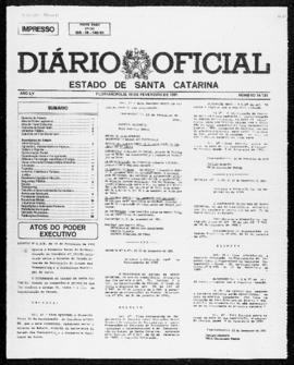 Diário Oficial do Estado de Santa Catarina. Ano 55. N° 14131 de 15/02/1991
