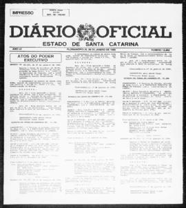 Diário Oficial do Estado de Santa Catarina. Ano 52. N° 12885 de 28/01/1986