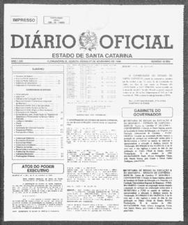 Diário Oficial do Estado de Santa Catarina. Ano 63. N° 15550 de 07/11/1996