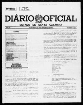 Diário Oficial do Estado de Santa Catarina. Ano 57. N° 14533 de 24/09/1992