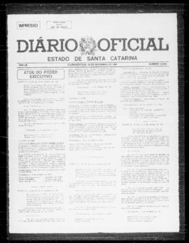 Diário Oficial do Estado de Santa Catarina. Ano 53. N° 13040 de 12/09/1986