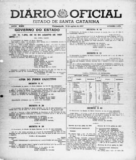 Diário Oficial do Estado de Santa Catarina. Ano 24. Nº 5924 de 26/08/1957