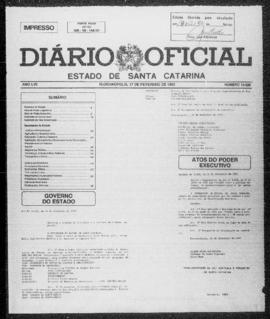 Diário Oficial do Estado de Santa Catarina. Ano 57. N° 14630 de 17/02/1993