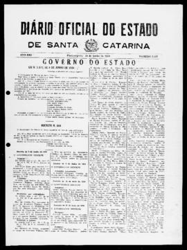 Diário Oficial do Estado de Santa Catarina. Ano 21. N° 5152 de 10/06/1954