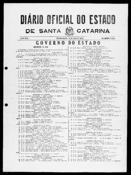 Diário Oficial do Estado de Santa Catarina. Ano 21. N° 5130 de 10/05/1954