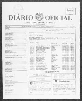 Diário Oficial do Estado de Santa Catarina. Ano 70. N° 17222 de 22/08/2003