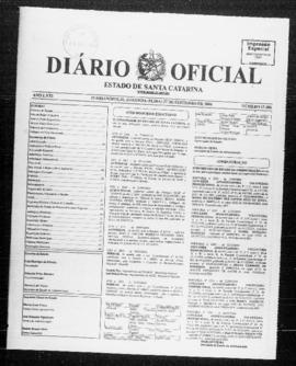 Diário Oficial do Estado de Santa Catarina. Ano 71. N° 17486 de 27/09/2004