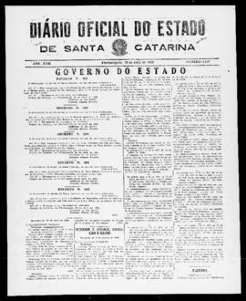 Diário Oficial do Estado de Santa Catarina. Ano 17. N° 4167 de 28/04/1950