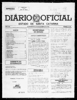 Diário Oficial do Estado de Santa Catarina. Ano 58. N° 14764 de 01/09/1993