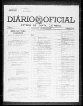 Diário Oficial do Estado de Santa Catarina. Ano 53. N° 13019 de 14/08/1986