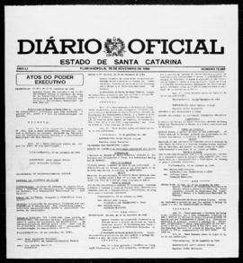 Diário Oficial do Estado de Santa Catarina. Ano 51. N° 12582 de 05/11/1984