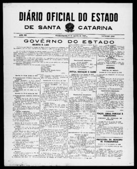 Diário Oficial do Estado de Santa Catarina. Ano 11. N° 2905 de 19/01/1945