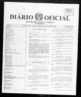 Diário Oficial do Estado de Santa Catarina. Ano 70. N° 17248 de 29/09/2003