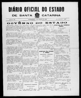 Diário Oficial do Estado de Santa Catarina. Ano 6. N° 1567 de 17/08/1939
