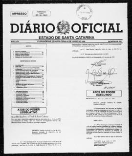 Diário Oficial do Estado de Santa Catarina. Ano 66. N° 16182 de 09/06/1999