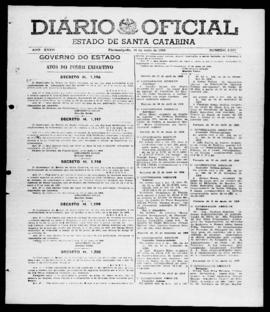 Diário Oficial do Estado de Santa Catarina. Ano 27. N° 6560 de 16/05/1960