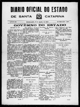 Diário Oficial do Estado de Santa Catarina. Ano 4. N° 1008 de 31/08/1937