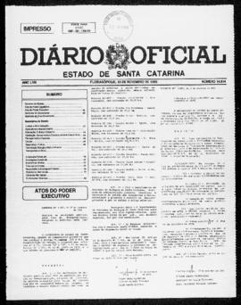 Diário Oficial do Estado de Santa Catarina. Ano 58. N° 14814 de 18/11/1993