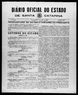 Diário Oficial do Estado de Santa Catarina. Ano 9. N° 2253 de 08/05/1942