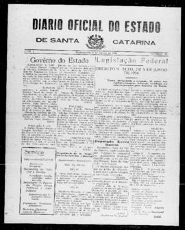 Diário Oficial do Estado de Santa Catarina. Ano 1. N° 121 de 02/08/1934