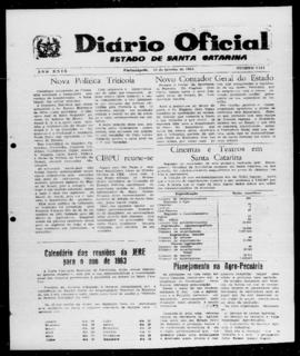 Diário Oficial do Estado de Santa Catarina. Ano 29. N° 7211 de 15/01/1963