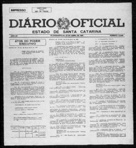 Diário Oficial do Estado de Santa Catarina. Ano 53. N° 12945 de 29/04/1986