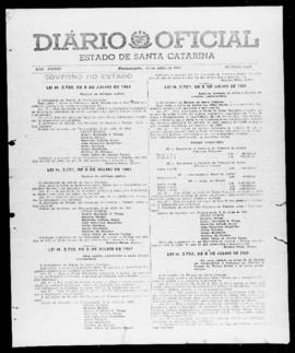Diário Oficial do Estado de Santa Catarina. Ano 28. N° 6843 de 12/07/1961