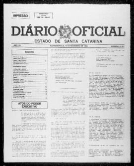 Diário Oficial do Estado de Santa Catarina. Ano 57. N° 14567 de 16/11/1992
